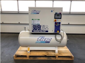 Nový Mobilní kompresor Fiac New Silver 7.5 / 300 Silent 5.5 kW 720 L / min  10 Bar Elektrische schroefcompressor met ketel: obrázek 2
