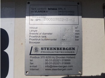 Skladovací nádrž dieseltank Steenbergen 3000 liter Kiwa IBC Dieseltank: obrázek 5