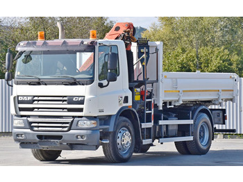 Sklápěč, Auto s hydraulickou rukou DAF CF 75.310 Kipper 4,30 m + KRAN * TOPZUSTAND: obrázek 5