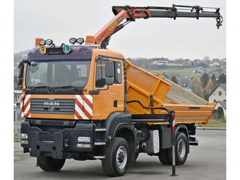 Auto s hydraulickou rukou, Sklápěč MAN TGA 18.360 * PK 10501 + FUNK *4x4: obrázek 3
