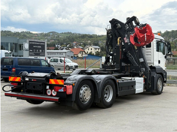 Hákový nosič kontejnerů, Auto s hydraulickou rukou MAN TGS 26.400 Abrollkipper* KESLA 2114Z* TOP: obrázek 5