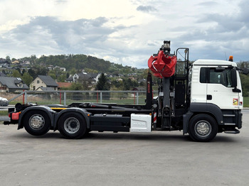 Hákový nosič kontejnerů, Auto s hydraulickou rukou MAN TGS 26.400 Abrollkipper* KESLA 2114Z* TOP: obrázek 4