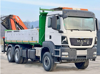 Auto s hydraulickou rukou, Sklápěč MAN TGS 33.480*KIPPER 5,70m * PK 23002 + FUNK * 6x4: obrázek 3