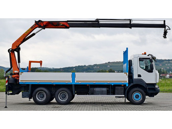 Auto s hydraulickou rukou, Nákladní automobil valníkový/ Plošinový Renault KERAX 370 *PK 16502 + FUNK / 6x4 * TOP: obrázek 5