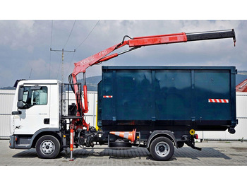 Sklápěč, Auto s hydraulickou rukou MAN TGL 7.150 + FASSI F60 * TOPZUSTAND: obrázek 5