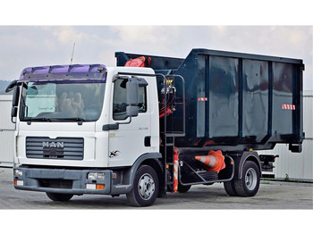 Sklápěč, Auto s hydraulickou rukou MAN TGL 7.150 + FASSI F60 * TOPZUSTAND: obrázek 4