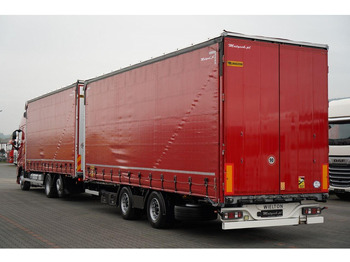 Plachtový nákladní auto Volvo FH 460 / ZESTAW TANDEM / 120 M3 / PRZEJAZDOWY / I-SAVE / I-PARK: obrázek 3