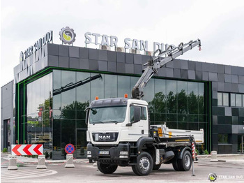 Sklápěč MAN  TGS 18.360 4x4 HIAB 144 E-4 Crane Kipper: obrázek 3