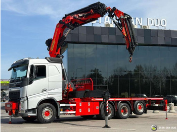 Auto s hydraulickou rukou Volvo  FH 500 8x4*4 PK65002 Fly JIB Crane 7456 h Winch: obrázek 3