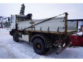 Nákladní automobil valníkový/ Plošinový, Auto s hydraulickou rukou MAN 13.232: obrázek 3