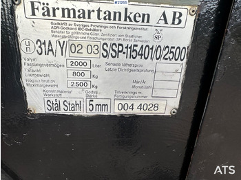 Skladovací nádrž dieseltanker på 2000L: obrázek 5