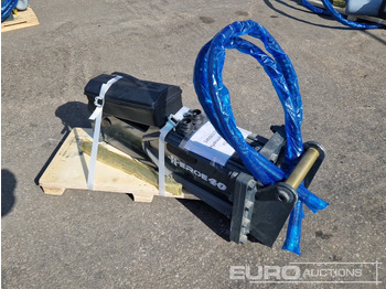 Hydraulické kladivo HEROE 40  Hydraulic Breaker to suit Mini Excavator: obrázek 2