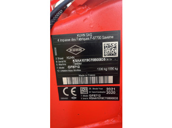 Obraceč/ Shrnovač Kuhn GF8712: obrázek 2 Obraceč/ Shrnovač Kuhn GF8712: obrázek 2