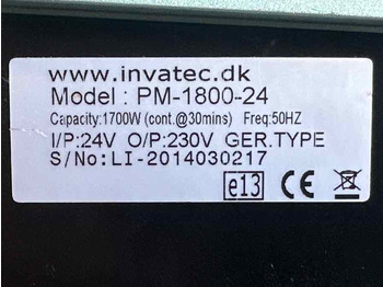 Elektrický systém pro Nákladní auto INVATEC PM-1800-24: obrázek 4