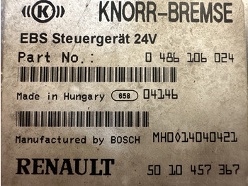 Elektrický systém pro Nákladní auto RENAULT ECU EBS 5010457367: obrázek 3 Elektrický systém pro Nákladní auto RENAULT ECU EBS 5010457367: obrázek 3
