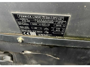 Elektrický vysokozdvižný vozík Linde E14-02: obrázek 4