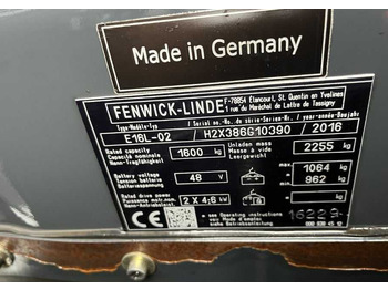 Elektrický vysokozdvižný vozík Linde E16-02: obrázek 5 Elektrický vysokozdvižný vozík Linde E16-02: obrázek 5