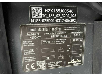 Dieselový vysokozdvižný vozík LINDE H25