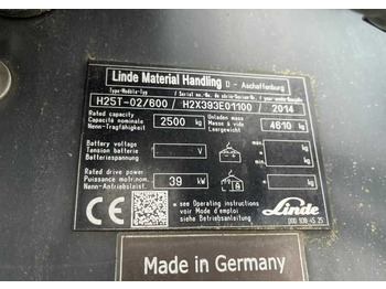 Plynový vysokozdvižný vozík LINDE H25