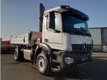 Nový Sklápěč, Auto s hydraulickou rukou Mercedes-Benz Arocs 1832 KK 4x2 Kipper+Kran Fassi F120+Funk: obrázek 4