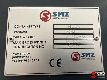 Nový Hákový/ Ramenový nosič Smz Afzetcontainer SMZ 21m³ - 6000x2300x1500mm 4/3mm: obrázek 2