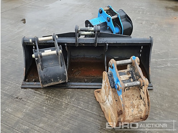Lžíce 60" Ditching, 32", 12", 12" Digging Bucket 40-45 Pin to suit Mini-6 Ton Excavator: obrázek 3