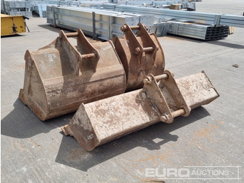 Lžíce 60" Ditching, 36", 24" Digging Bucket 45mm Pin to suit 4-6 Ton Excavator: obrázek 3