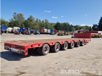 Podvalníkový návěs ES-GE 6 Axle Step Frame Extendable Low Loader Trailer, 4 Axle Steer, Air Brakes, Auto Lube: obrázek 5