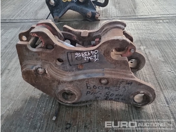 Rychloupínací Hydraulic Double Lock Quick Hitch 80mm Pin to suit 20 Ton Excavator: obrázek 2