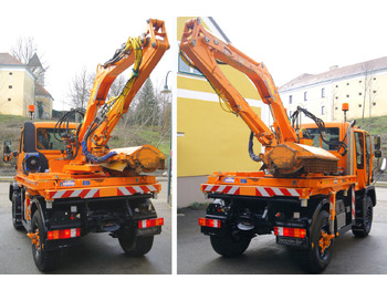 Komunální/ Speciální technika UNIMOG Unimog U 400/TÜV/Hydrostat/Mähtür +MULAG MHU 800: obrázek 5