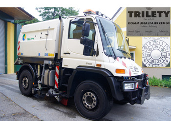 Zametací vůz UNIMOG Unimog U400 + TRILETY Kehrmaschine/TÜV/EUR4/Leistungshydraulik: obrázek 2