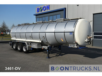 Cisternový návěs Burg BPO 12-27 Z TANK | 32,8 M³ * 3 COMP. * FOOD * STAINLESS STEEL * APK 10-2025: obrázek 4