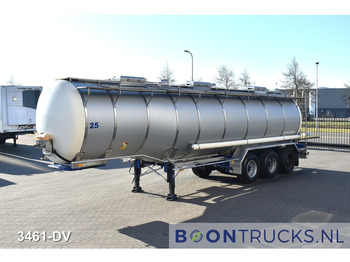 Cisternový návěs Burg BPO 12-27 Z TANK | 32,8 M³ * 3 COMP. * FOOD * STAINLESS STEEL * APK 10-2025: obrázek 5