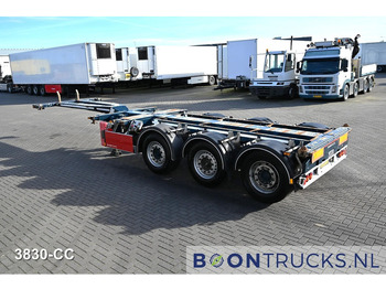 Kontejnerovy návěs/ Výměnná nástavba D-Tec FLEXITRAILER | 2x20-30-40-45ft HC * 2x LIFT AXLE * MB / DISC * NL TRAILER * APK 03-2026: obrázek 3