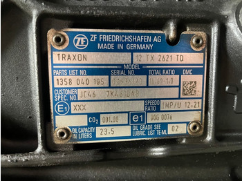 Převodovka pro Nákladní auto CUTIE DE VITEZE TRAXON FORD F-MAX 12 TX 2621 TD R=16,69-1,0 JC46 7K481BAB: obrázek 5