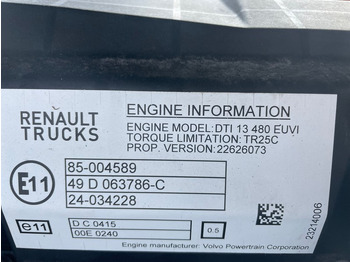 Motor pro Nákladní auto MOTOR RENAULT T DTI13 E6 480CP: obrázek 5