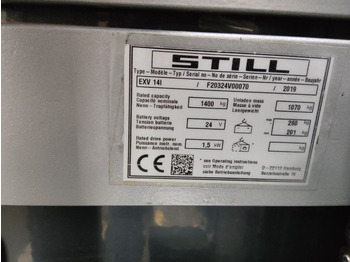 Stohovací vozík Still EXV14/BATT.NEU: obrázek 5