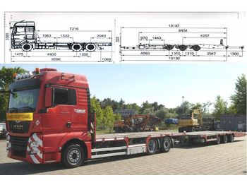 Nákladní automobil valníkový/ Plošinový MAN TGX