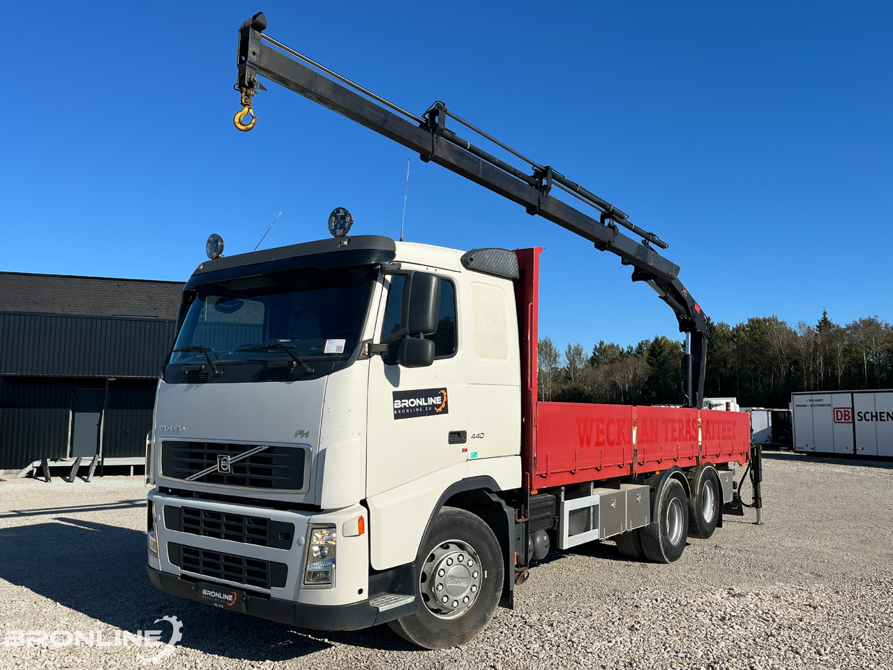 2006 Volvo FH 440 6x2 Flatbed + Crane - Nákladní automobil valníkový/ Plošinový, Auto s hydraulickou rukou: obrázek 1 2006 Volvo FH 440 6x2 Flatbed + Crane - Nákladní automobil valníkový/ Plošinový, Auto s hydraulickou rukou: obrázek 1