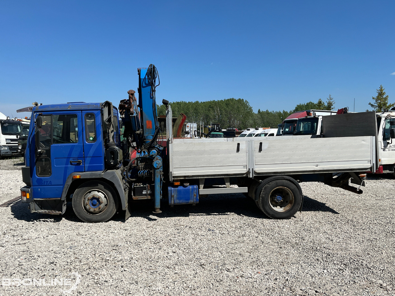 VOLVO FL611 + Palfinger PK 8200 - Nákladní automobil valníkový/ Plošinový, Auto s hydraulickou rukou: obrázek 2 VOLVO FL611 + Palfinger PK 8200 - Nákladní automobil valníkový/ Plošinový, Auto s hydraulickou rukou: obrázek 2