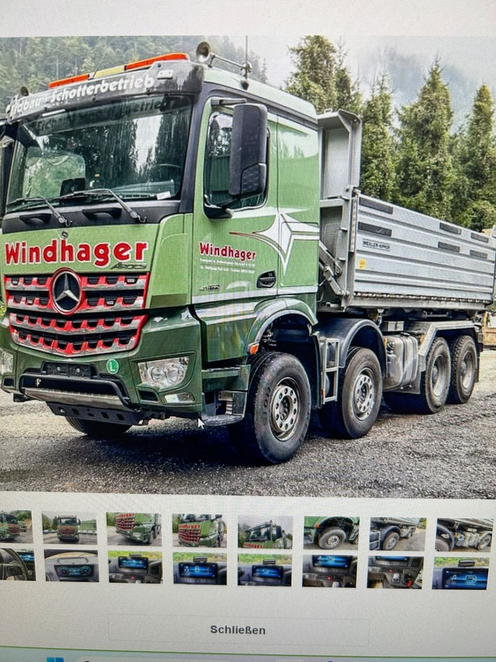 Mercedes-Benz Arocs 4152 8x4 BB  Meiller Special Kipper - Sklápěč: obrázek 1 Mercedes-Benz Arocs 4152 8x4 BB  Meiller Special Kipper - Sklápěč: obrázek 1