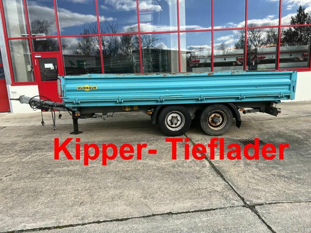 Humbaur Tandem Kipper- Tieflader - Sklápěcí přívěs: obrázek 1 Humbaur Tandem Kipper- Tieflader - Sklápěcí přívěs: obrázek 1