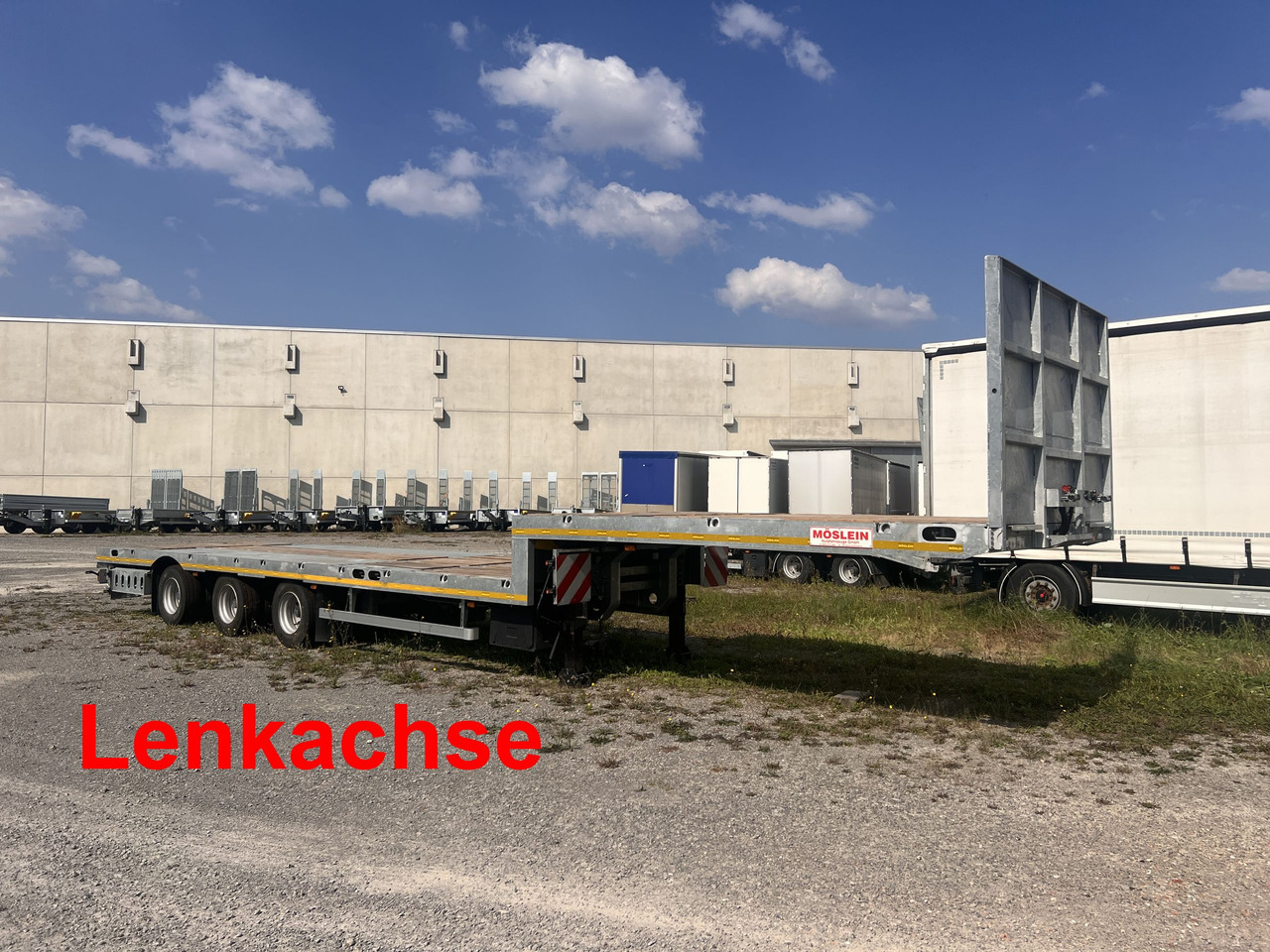 Möslein ST 3 Plato 8,7 3 Achs Satteltieflader Plato 45 t GGfür Fertigteile, Baumaschinen - Podvalníkový návěs: obrázek 1 Möslein ST 3 Plato 8,7 3 Achs Satteltieflader Plato 45 t GGfür Fertigteile, Baumaschinen - Podvalníkový návěs: obrázek 1