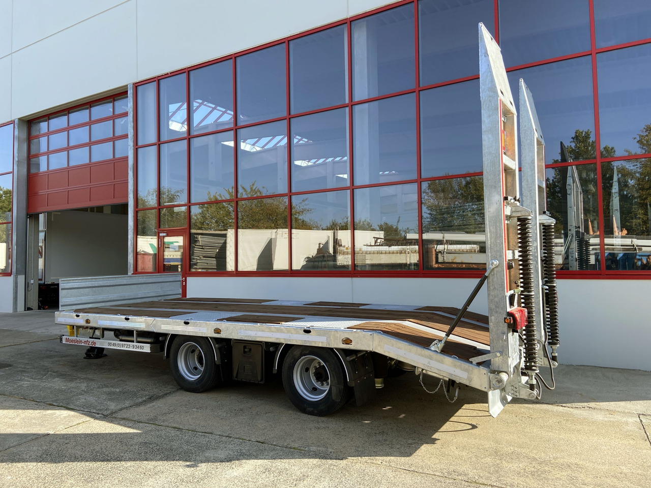 Nový Podvalníkový přívěs pro dopravu těžké techniky Möslein TT19 - 7,2  19 t Tandemtieflader, Luftgefedert, NEU: obrázek 9