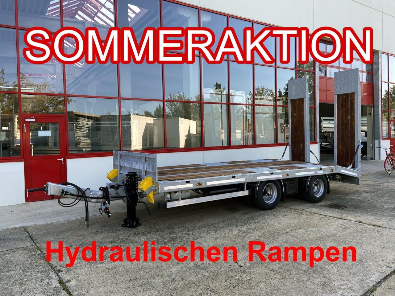 Möslein TT21-7,2 Hydr 21 t Tandemtieflader, hydr. Rampen, NEU - Podvalníkový přívěs: obrázek 1 Möslein TT21-7,2 Hydr 21 t Tandemtieflader, hydr. Rampen, NEU - Podvalníkový přívěs: obrázek 1