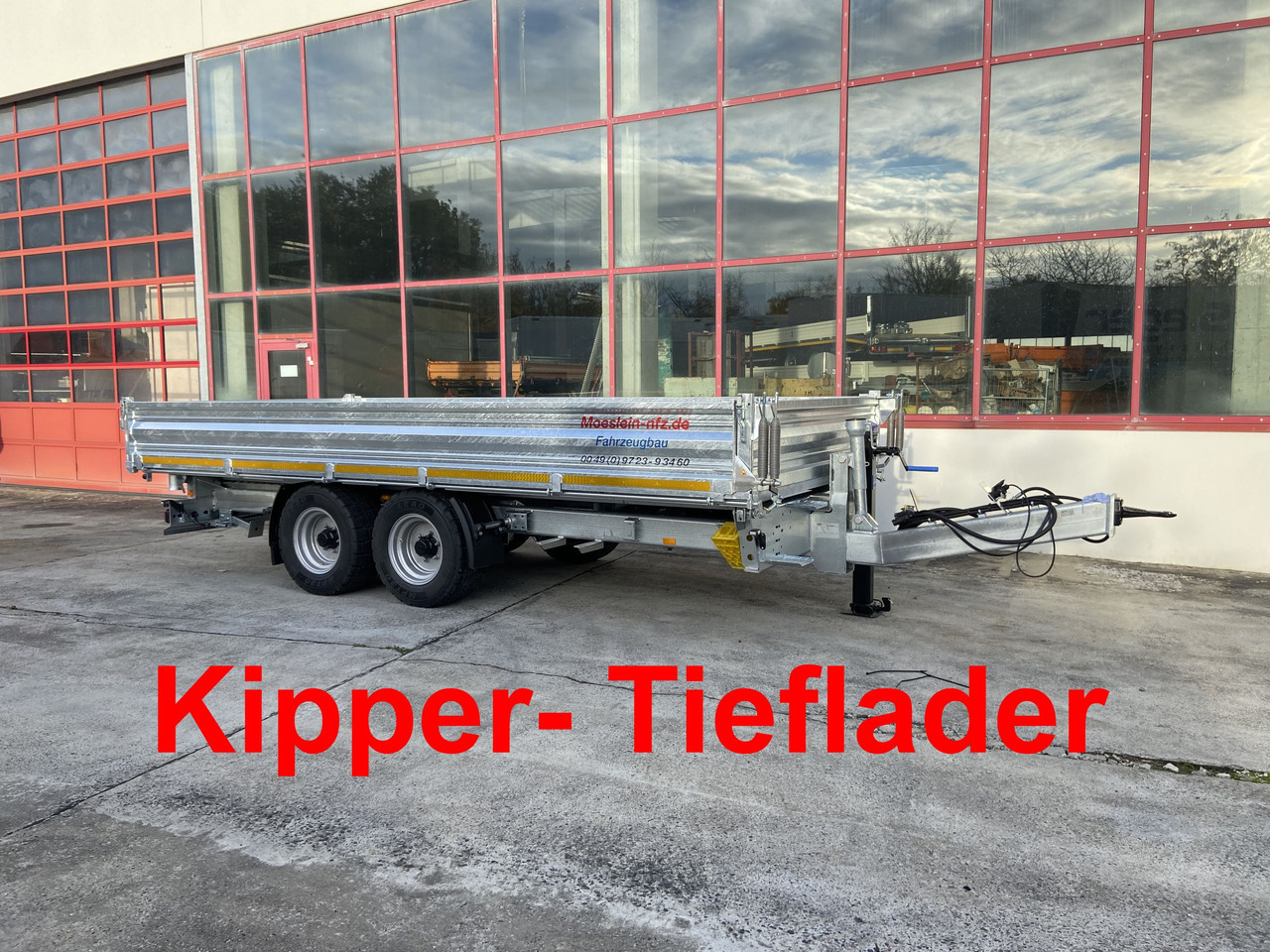 Möslein TTD 11 Breite Reifen 5,70 lang Kipper Tieflader, Breite Reifen, 5,70 m lang-- Neufahrzeug -- - Sklápěcí přívěs: obrázek 5 Möslein TTD 11 Breite Reifen 5,70 lang Kipper Tieflader, Breite Reifen, 5,70 m lang-- Neufahrzeug -- - Sklápěcí přívěs: obrázek 5