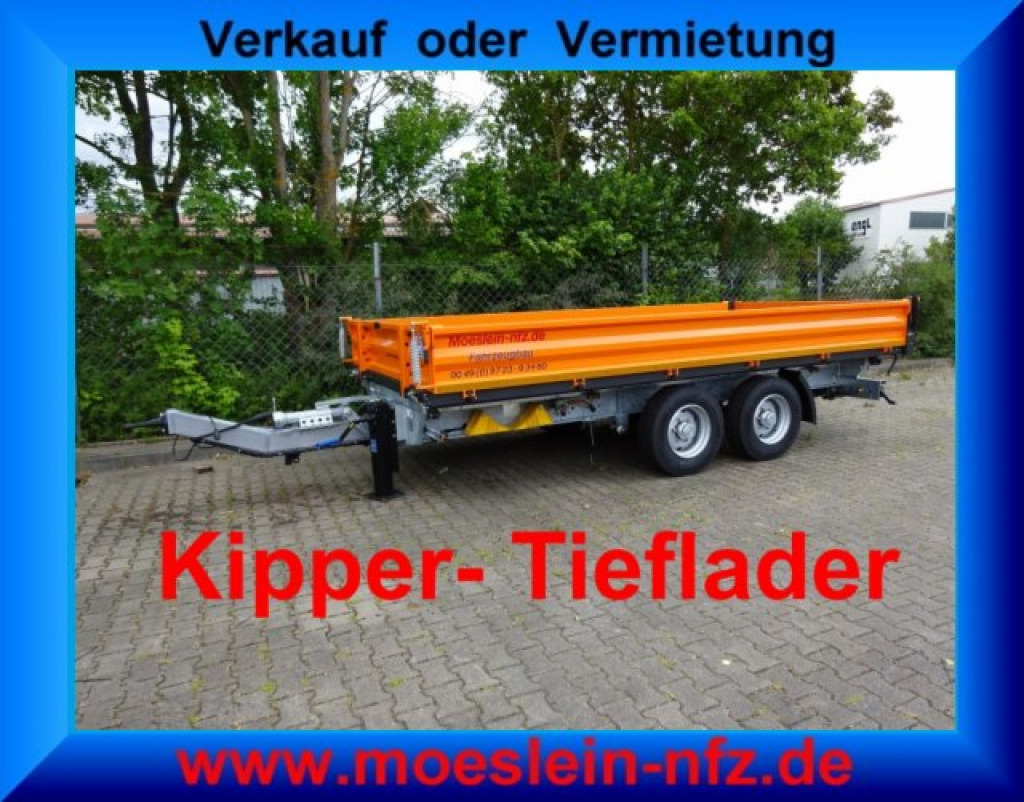 Möslein TTD11 Orange neuer Tandem 3- Seitenkipper Tieflader-- Neufahrzeug -- - Sklápěcí přívěs: obrázek 4 Möslein TTD11 Orange neuer Tandem 3- Seitenkipper Tieflader-- Neufahrzeug -- - Sklápěcí přívěs: obrázek 4