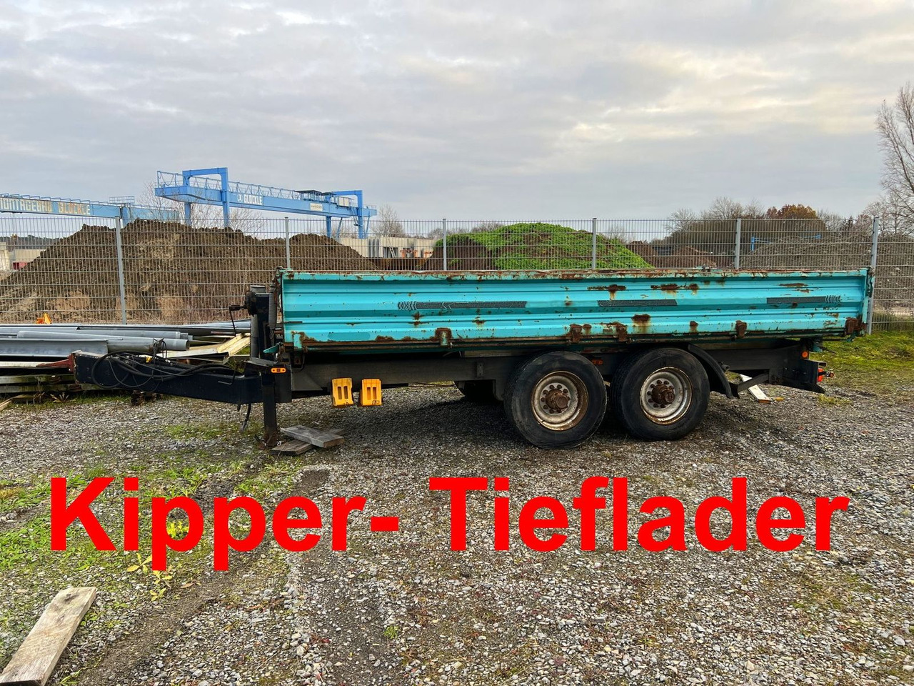 Obermaier 14 t Tandemkipper- Tieflader - Sklápěcí přívěs: obrázek 1 Obermaier 14 t Tandemkipper- Tieflader - Sklápěcí přívěs: obrázek 1