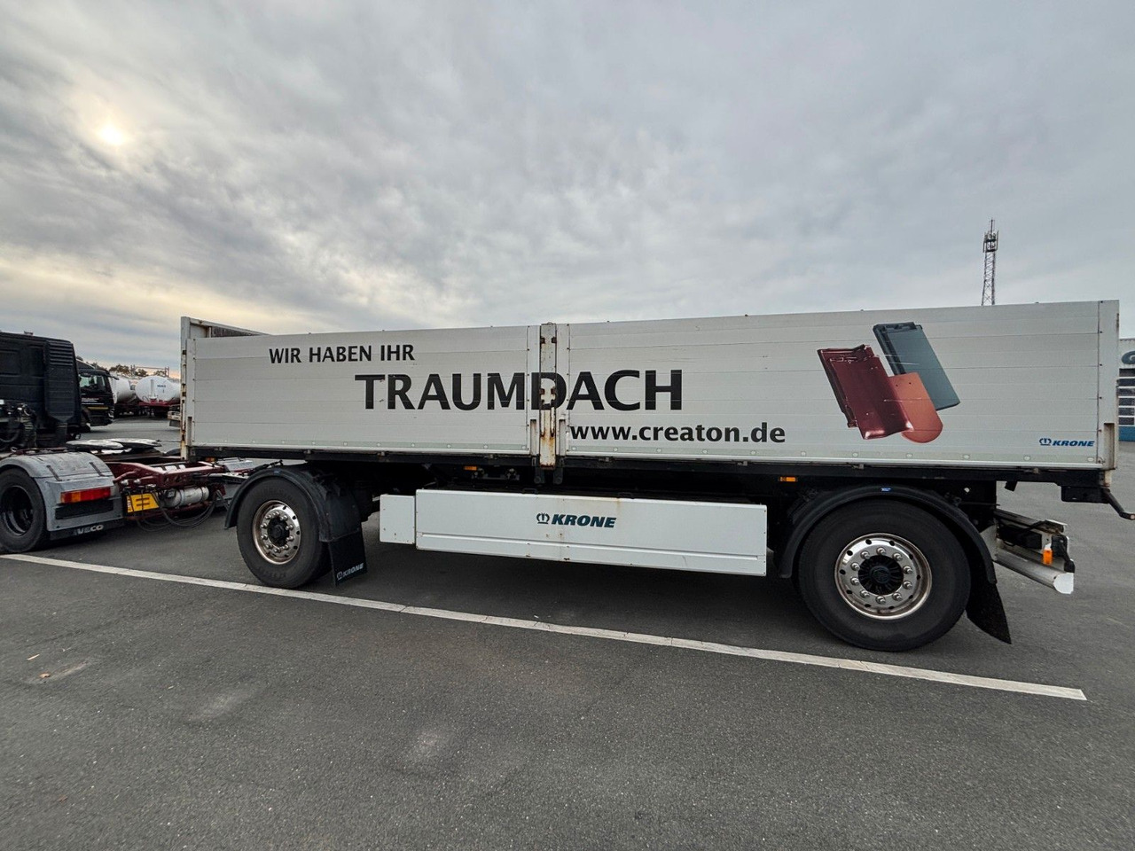 Krone AZ18 + Palettenkasten - Přívěs plato/ Valník: obrázek 5 Krone AZ18 + Palettenkasten - Přívěs plato/ Valník: obrázek 5