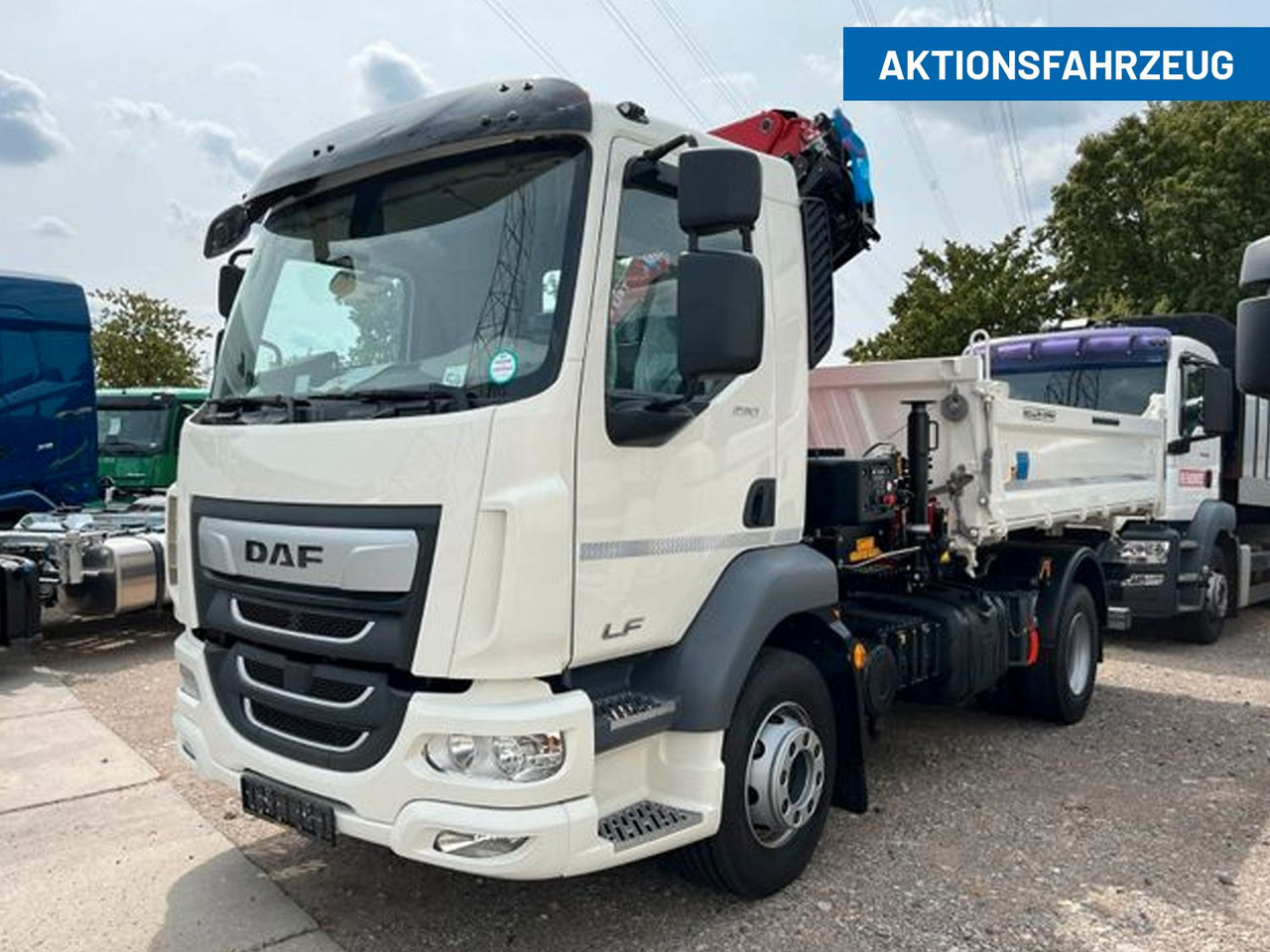 DAF LF 290 16t Meiller Krankipper Tageszulassung DAF LF 290 16t Meiller Krankipper Tageszulassung - Sklápěč, Auto s hydraulickou rukou: obrázek 1 DAF LF 290 16t Meiller Krankipper Tageszulassung DAF LF 290 16t Meiller Krankipper Tageszulassung - Sklápěč, Auto s hydraulickou rukou: obrázek 1